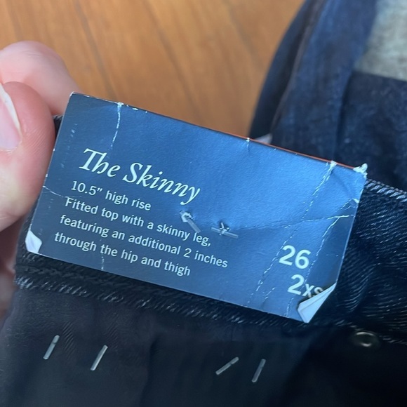 NWT Abercrombie & Fitch The Skinny High Rise Curve Love in Black - Picture 7 of 7